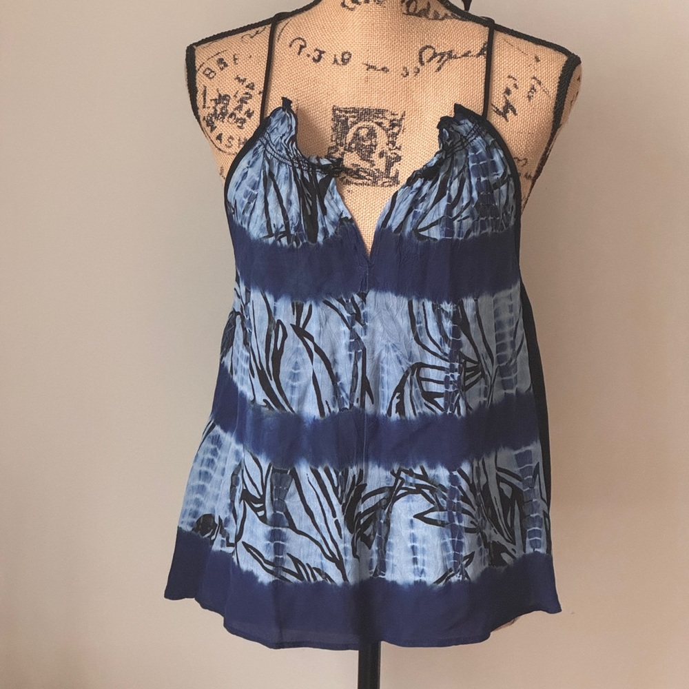 “Flowers of Romance”      Camisole with Tie Front